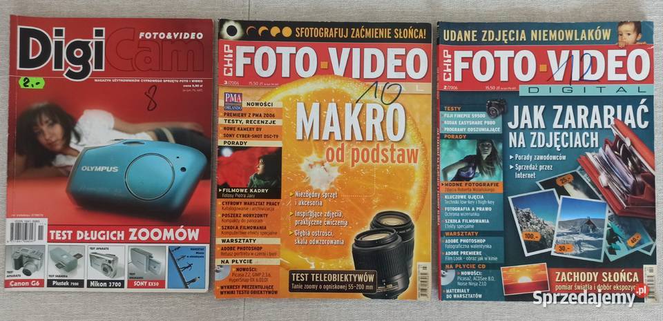 Zestaw magazynów o fotografii 18 sztuk Pozostałe Radzyń Podlaski