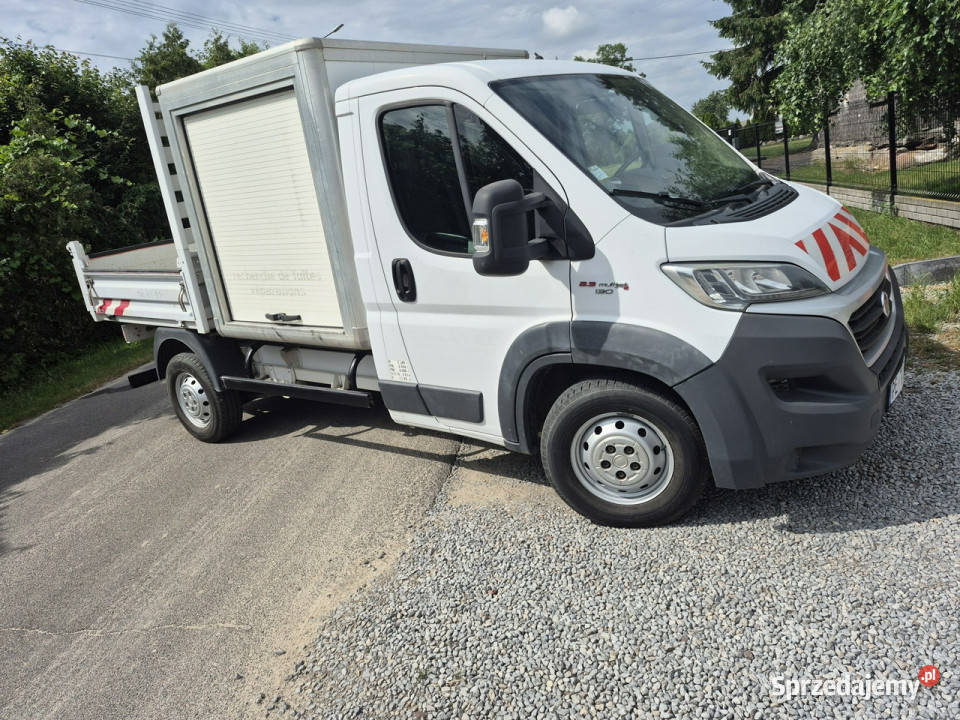 Fiat Ducato 23jtd WYWROTKA Z SCHOWKIEM biały Drelów