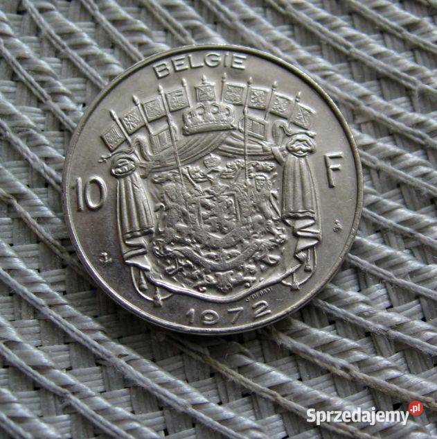 Belgia 10 Frank 1972r Ładna Kalisz sprzedam