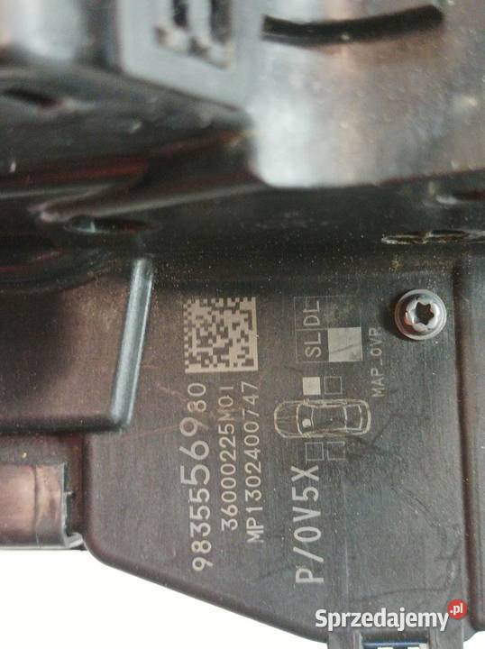 ZAMEK DRZWI PRAWY PRZÓD 9835556980 Opel Astra VI
