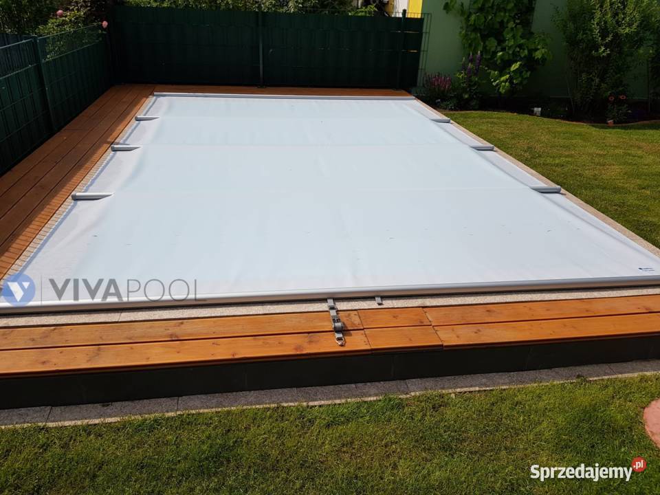 Przykrycie bezpieczne basenu 105 x 370 VIVAPOOL Radomsko