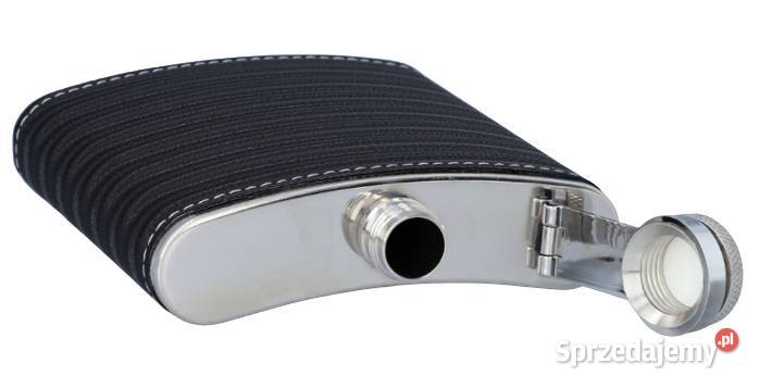 Elegancka Piersiówka Pokryta Czarna Mieniącą się śląskie Ostrowy nad Okszą sprzedam