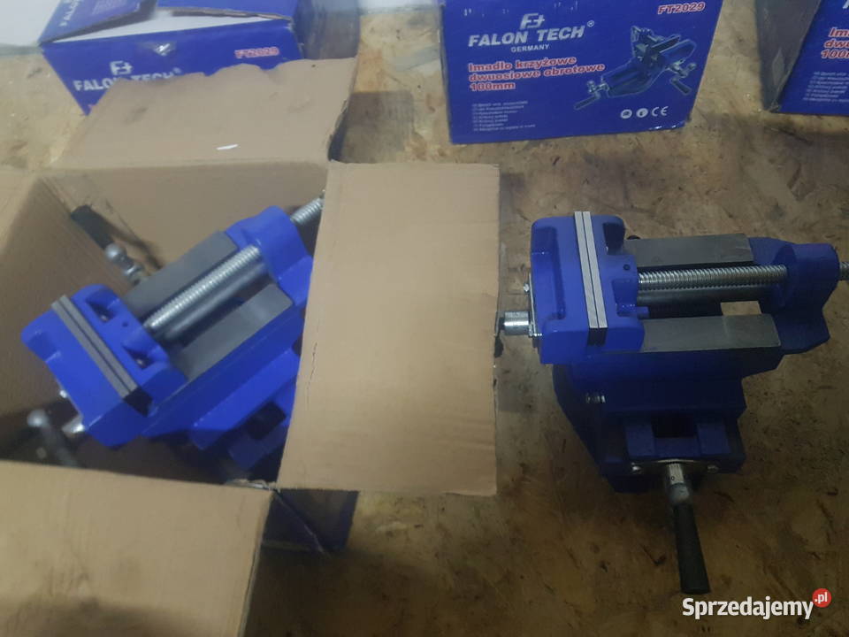 Imadło maszynowe krzyżowe dwuosiowe obrotowe Głogowa sprzedam