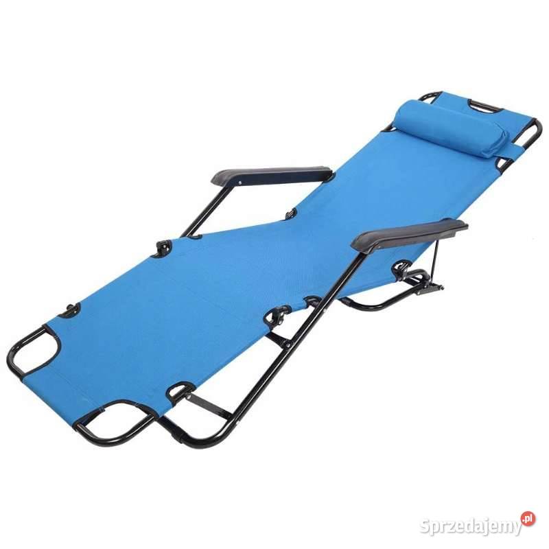 Leżaki ogrodowe zielony niebieski granatowy Kamienica