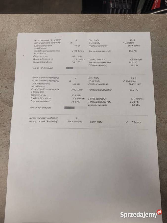 wtrysk używany 100 sprawny 0445110546 do RENAULT Pozostałe Kończyce Małe