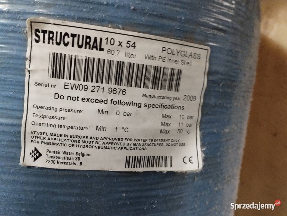 Używana stacja do uzdatniania wody 2 x 60 l i 2x Kraków sprzedam