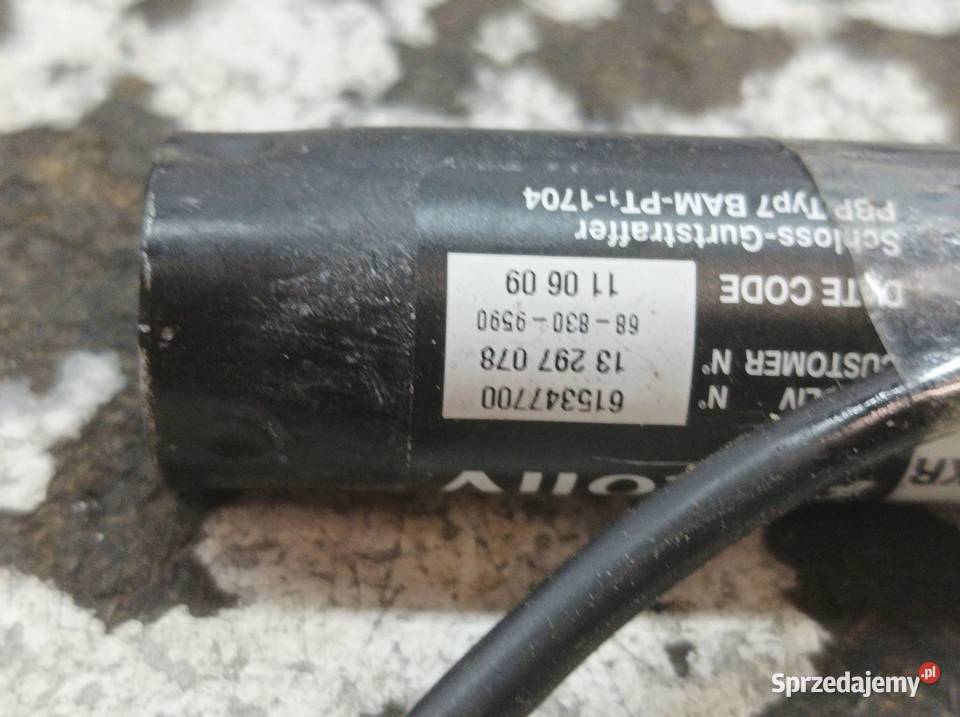 PAS BEZPIECZEŃSTWA PRAWY PRZÓD PASAŻERA NAPINACZ Rok produkcji 2009 sprzedam