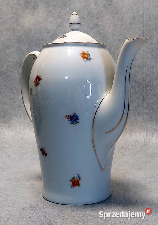 KPM Dzbanek Piękna Biała porcelana Różyczki Porcelana i szkło Toruń sprzedam