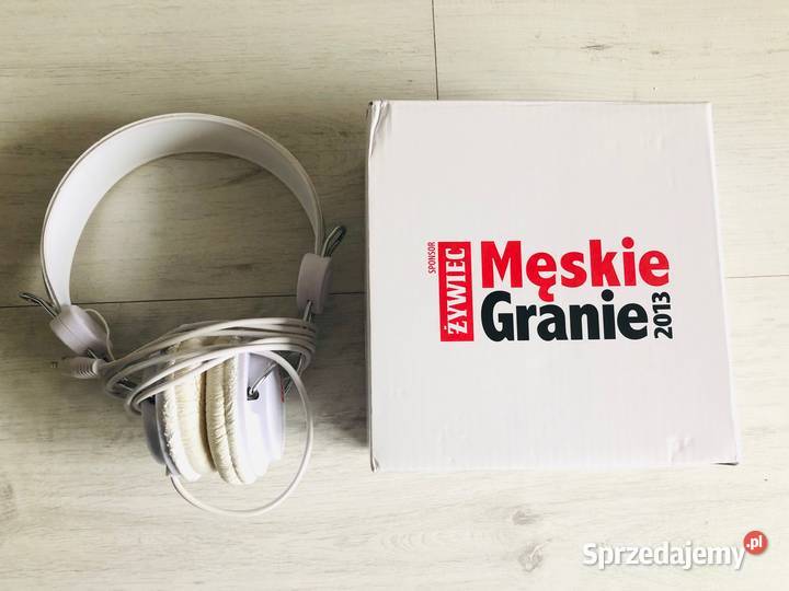 Słuchawki białe męskie granie żywiec Łódź