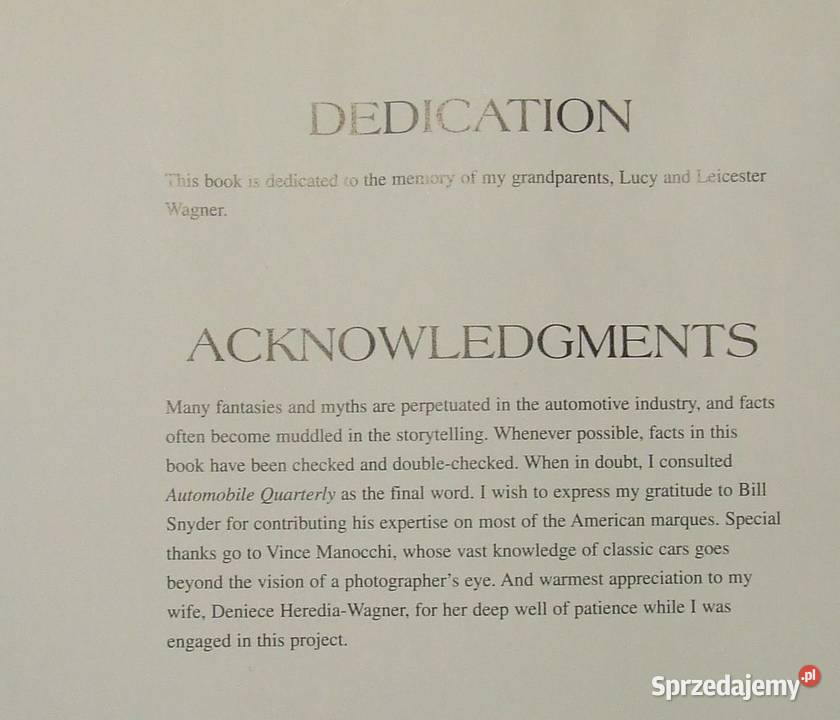 Classic Cars Wagner stare smochody album Czeladź