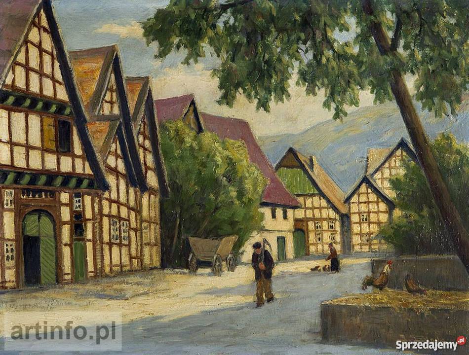 Stary pejzaż z kolonii artystycznej Wrocław