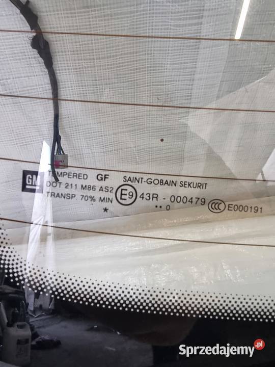 OPEL CORSA D TYLNA TYŁ KLAPA BAGAŻNIKA kompletna sprzedam