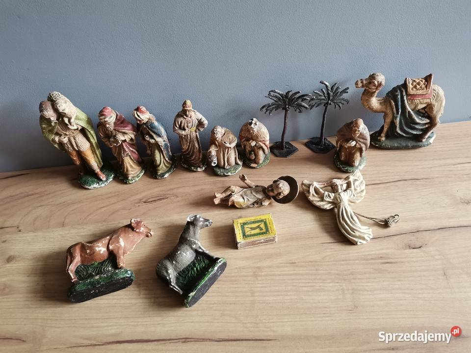 Stara przedwojenna szopka bożonaroszeniowa Siemianowice Śląskie