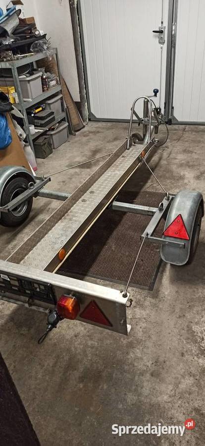 Przyczepa do przewozu motocykla marki Wolf 1 Zagwiździe