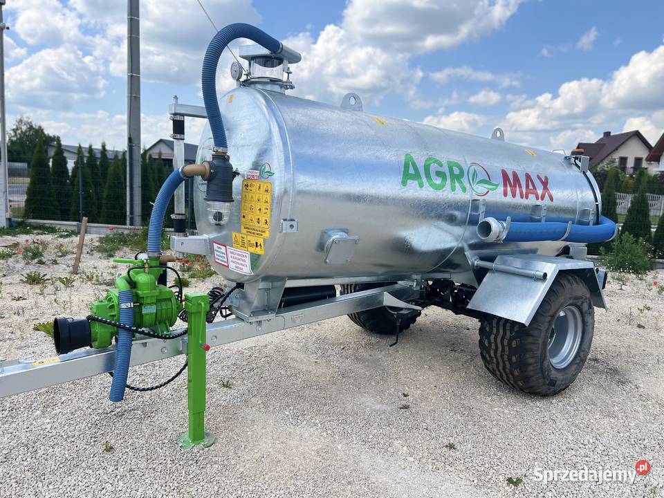 Wóz asenizacyjny Beczkowóz AgroMax ocynkowany 12 Sieradz sprzedam