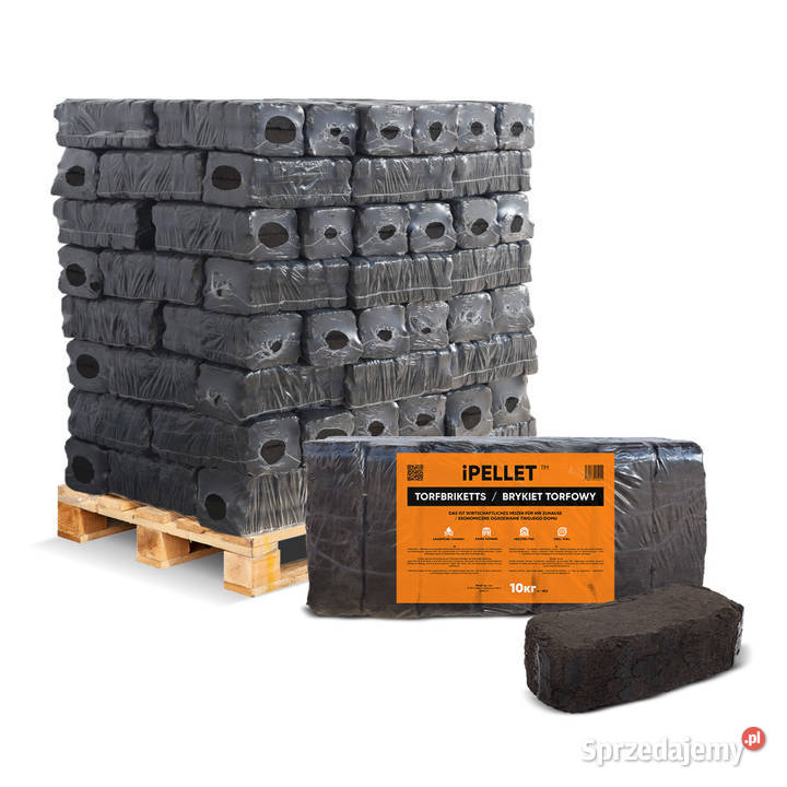 Eko Brykiet torfowy Tani Opał Węgiel 1000 Opał Łódź