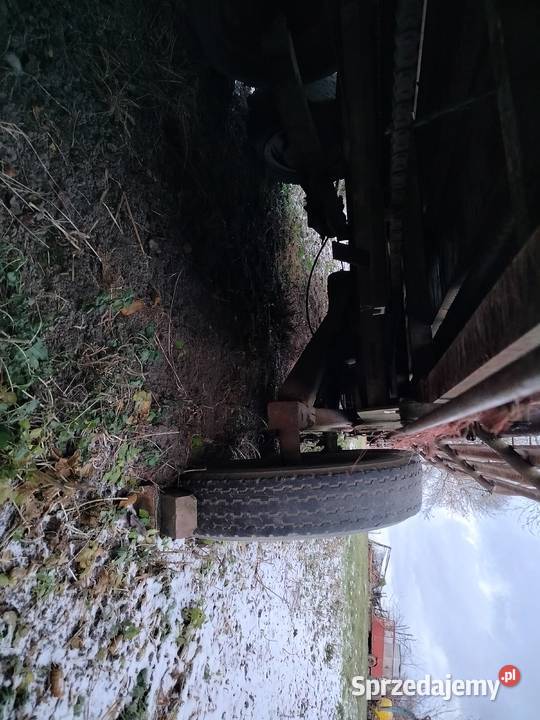 Przyczepa samozbierająca na tandemie T0502 opolskie Głubczyce