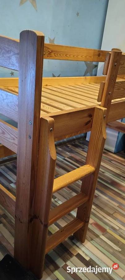 łóżko piętrowe BOSS sosna kolor naturalny Proszowice