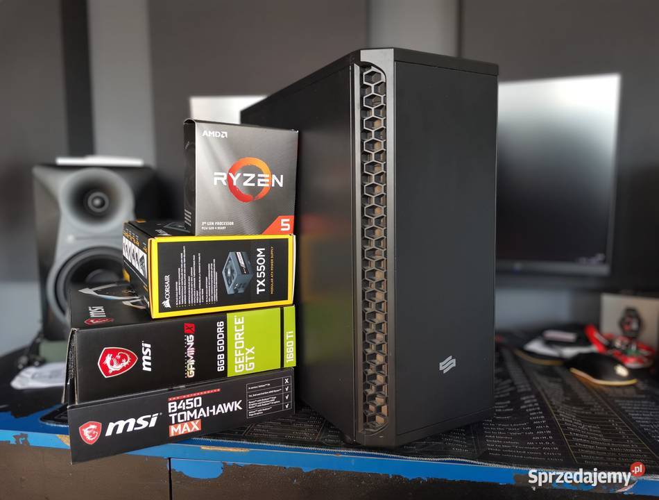 Komputer Ryzen5 42Ghz GTX1660Ti 6GB 32GB RAM Gdynia sprzedam