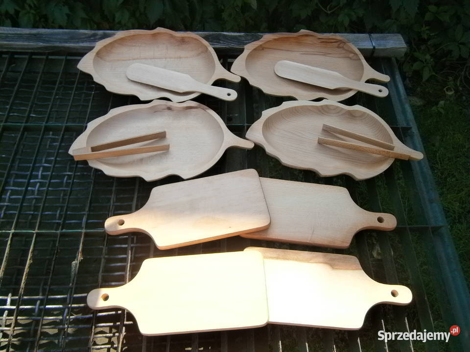 ZESTAW 2 drewniane korytka2 deski Akcesoria kuchenne Siedlce sprzedam
