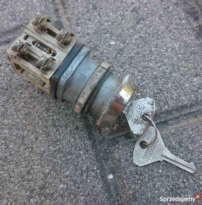 Przycisk sterowniczy Stacyjka 500 V 25 A Made In Ostrów Wielkopolski