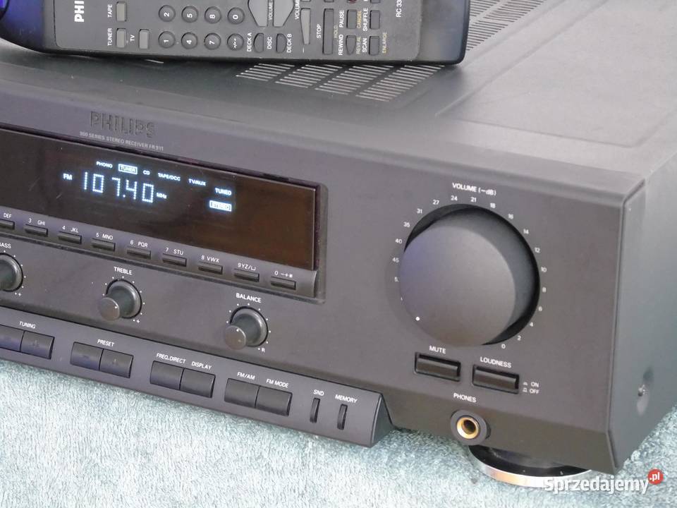 Amplituner Philips FR911 pilot mocny i sprawny Jasło