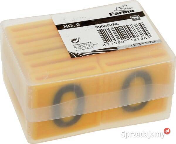 Cyfra do obroży 0 żółta 45x45mm 306000FA