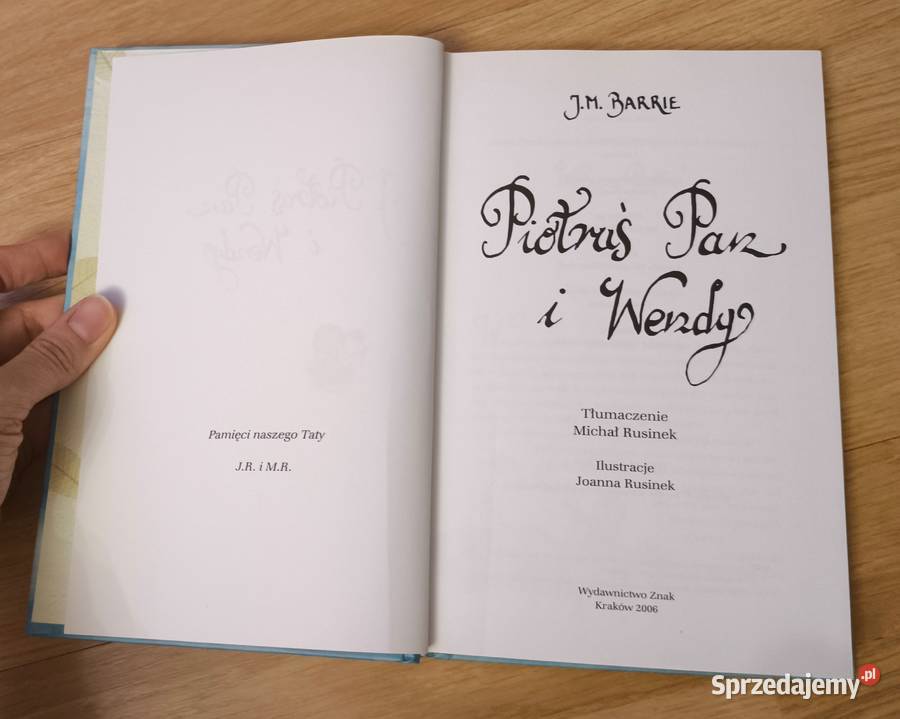 Zestaw 3 książek Piotruś Pan i Wendy Wyspa Nim Radom sprzedam