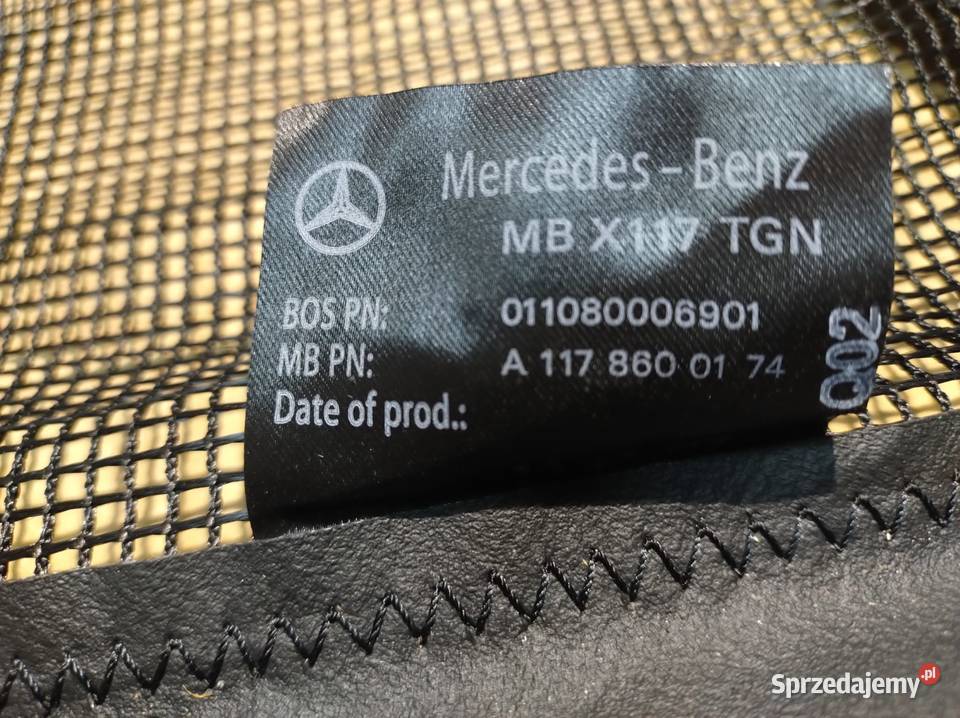 A1178600174 Mercedesa CLA X117 roleta siatka osobowe Rolety bagażnika Częstochowa