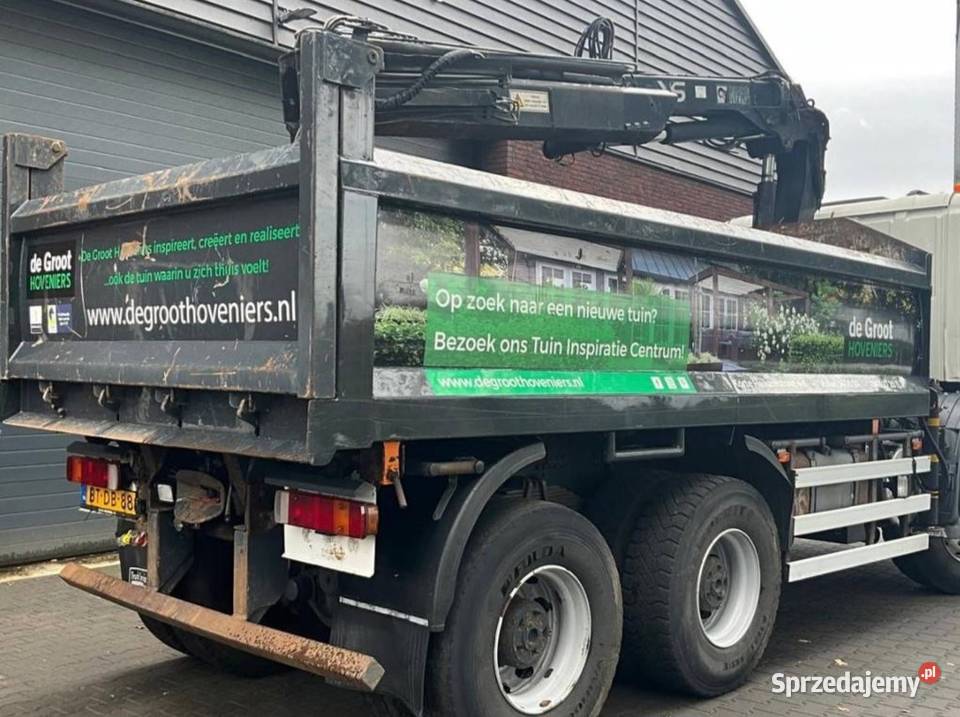 Wywrotka 7x6 z dzwigiem kabina scanis mazowieckie Warszawa