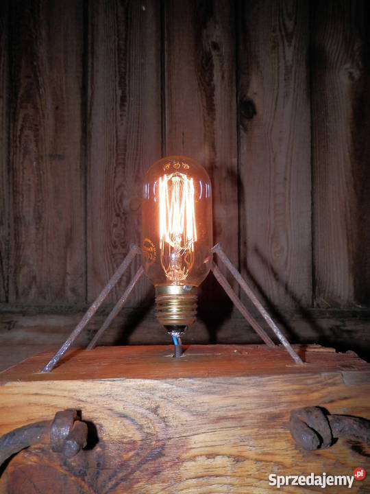 Lampa GWÓŹDŹKOWAL ręcznie wykonana ze starej zachodniopomorskie Szczecinek