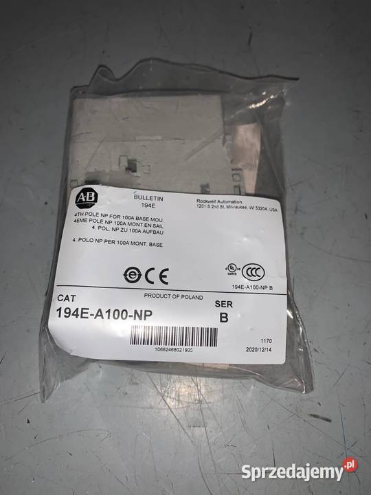 Allen Bradley 194EA100NP złącze 100A