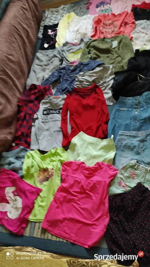 paka ubrań dziewczyny rozmiar 146 152 odzież