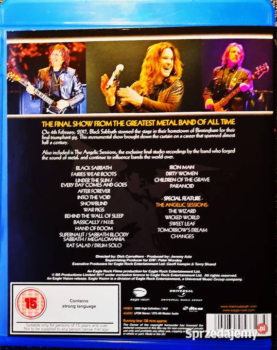 Podwójny Album BLU RAY Wspaniały Koncert BLACK