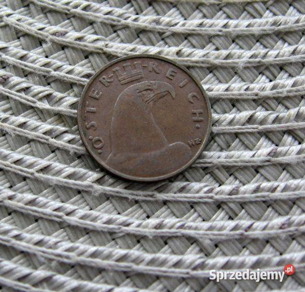 Austria 1 Grosz 1933r Antyki, Sztuka, Kolekcje Kalisz