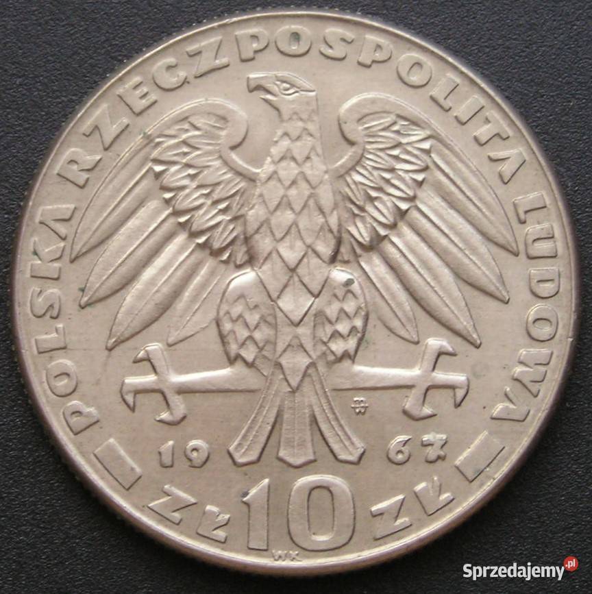 Polska 10 złotych 1967 generał Karol Łódź sprzedam