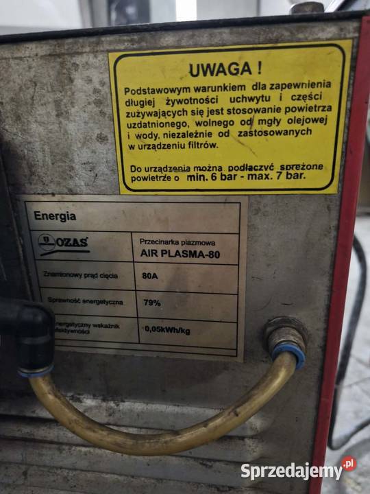 Plazma urządzenie do cięcia Air Plasma 80 Kościan
