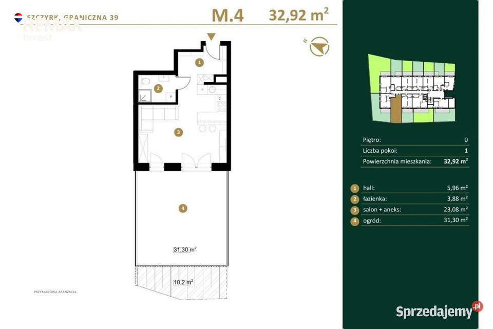 Nowoczesny apartament w SzczyrkuBuczkowicach Szczyrk sprzedam