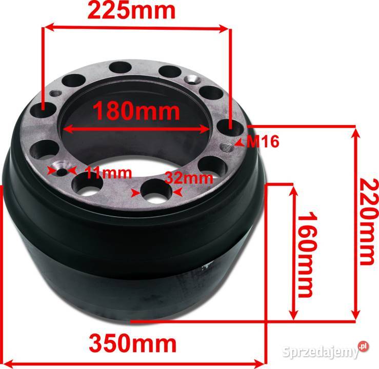 Bęben hamulcowy ZREMB 172ZS00 N 2531 N2531 0046 Solec Kujawski sprzedam