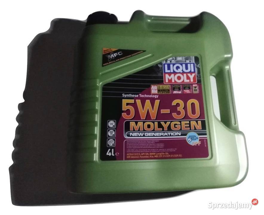 OLEJ MOLYGEN 5W30 4L SYNTETYCZNY ACEA C2 ACEA C3 osobowe Kraków sprzedam
