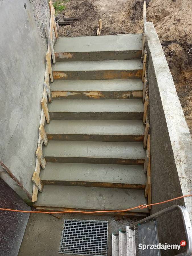 Schody betonowe mazowieckie Warszawa usługi budowlane