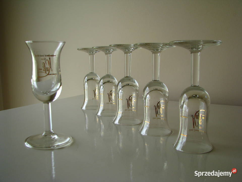 Kieliszki do brudzia na nóżce tulipan małopolskie Brzegi sprzedam