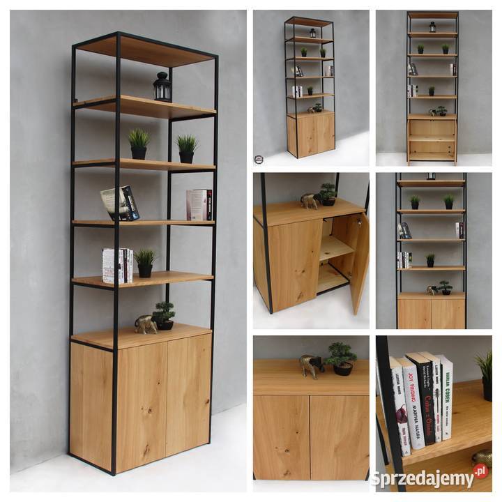 Regał loftowy regał regał drewniany Nowy Sącz