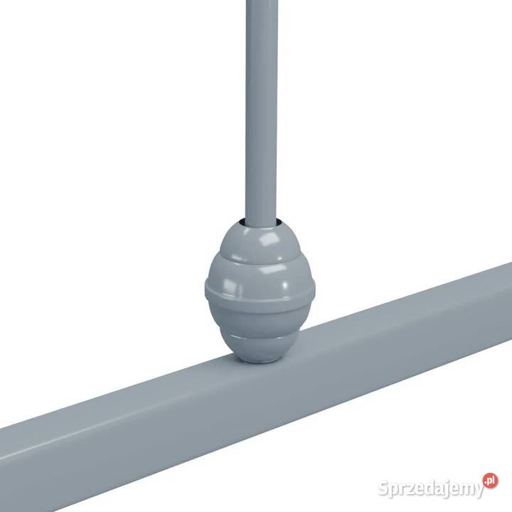 vidaXL Rama łóżka szara metalowa 140 x 200 Ramy i stelaże Warszawa