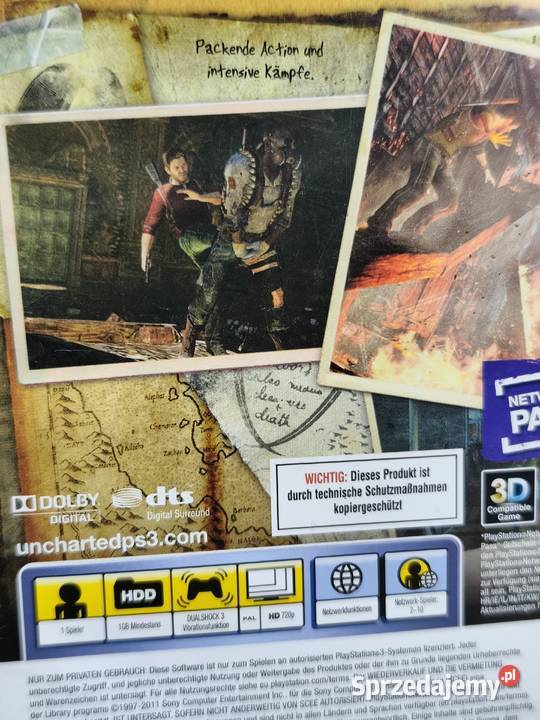 PlayStation 3 Uncharted 3 Drakes Deception Poddębice