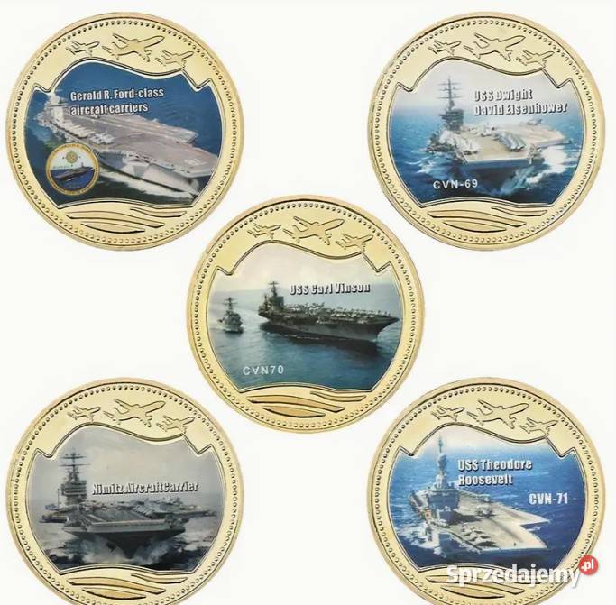 Kolekcjonerski zestaw monet medali pamiątkowych Warszawa