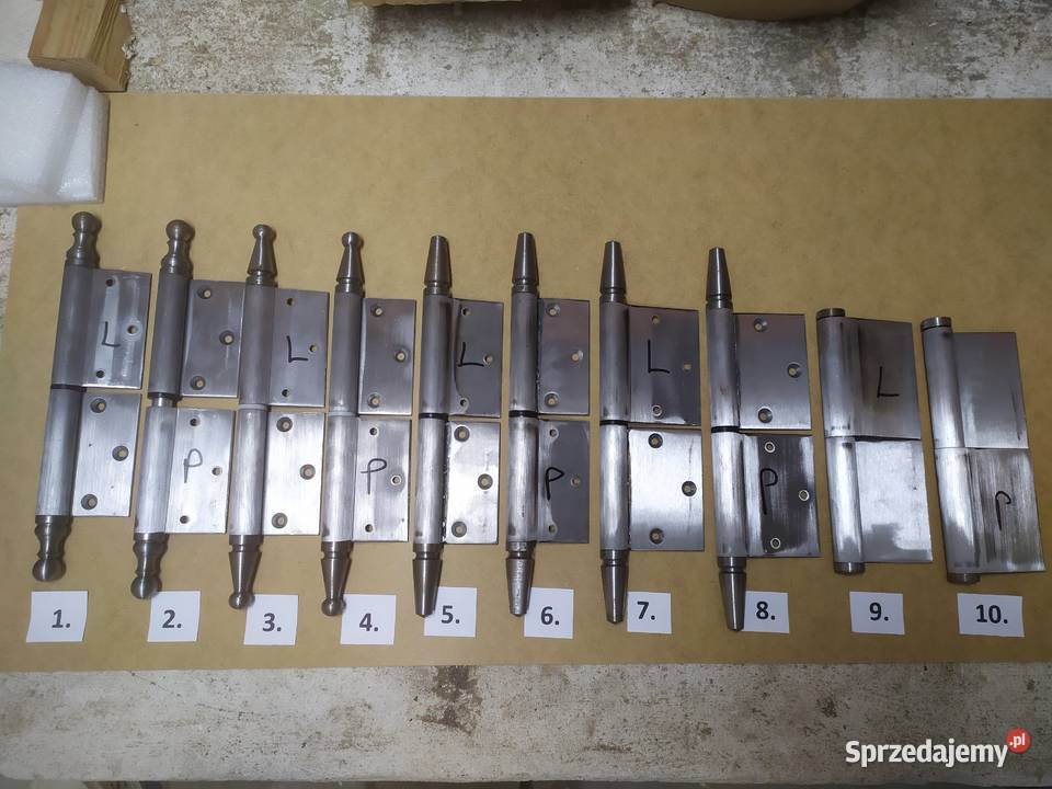 Zawias do starych drzwi bezprzylgowych ZBF 36L Paterek