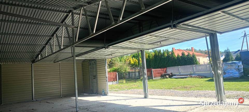 Garaż blaszany trzystanowiskowy 125 Nieruchomości Opole