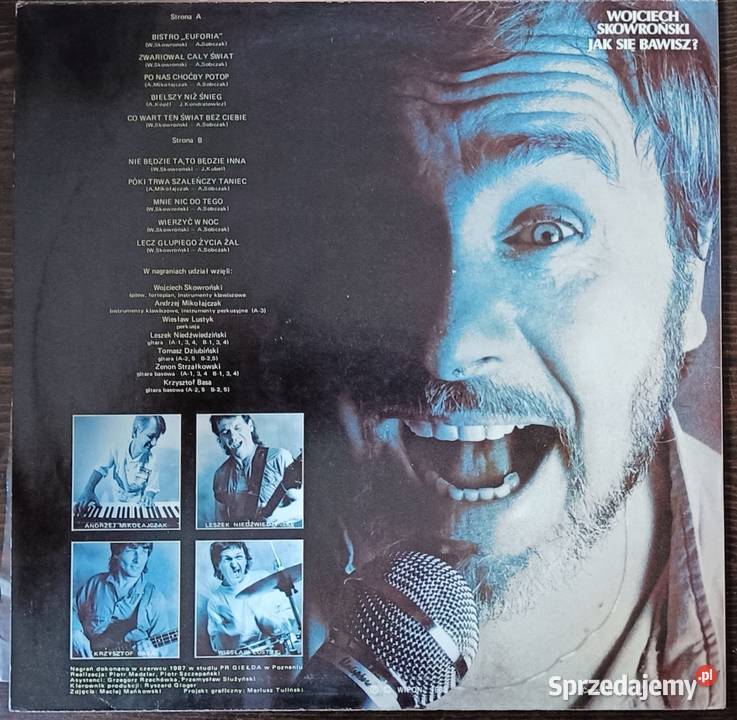 Wojciech Skowroński Się Bawisz Winyl 1988 Brwinów