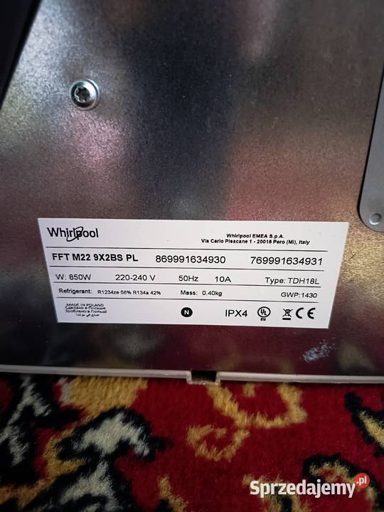Suszarka Whirlpool 6 zmysł 9 pompa ciepła silnik wolnostojące kujawsko-pomorskie Szubin